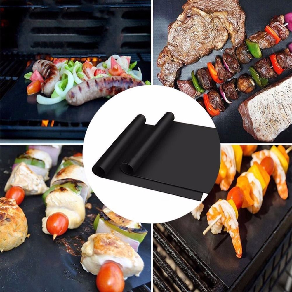 Reusable Non-Stick Bbq Grill Mat Pad Baking Sheet Meshes