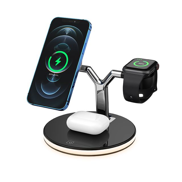 15w Qi Magnetic Charger Station 3 In 1 Magsafe Wireless Y 6