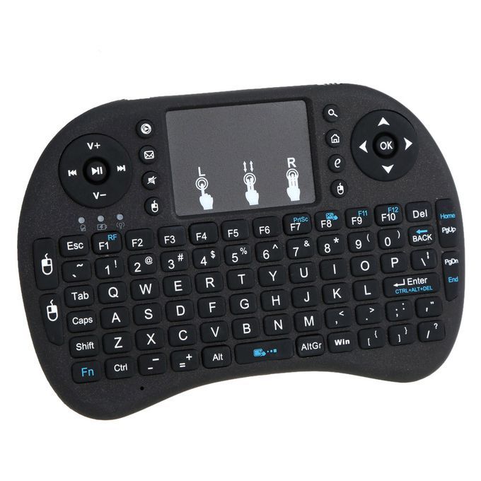 Mini Wireless Keyboard Mouse 2.4GHz 3 Color Touchpad Rechargeble For PC TV BOX Tablet