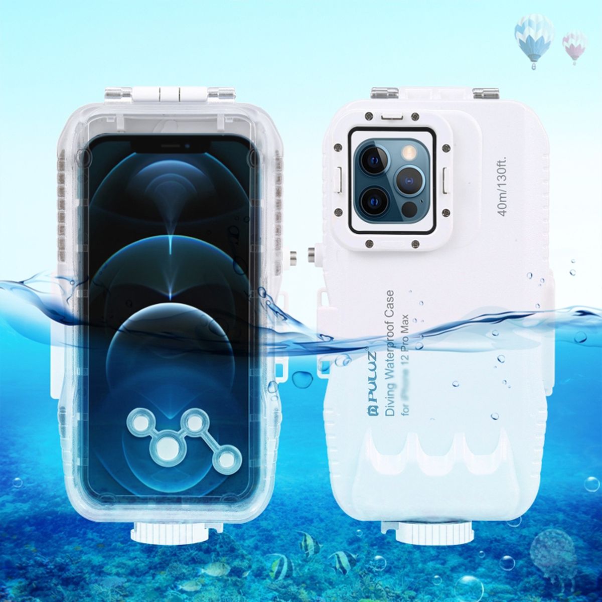 PULUZ 40m/130ft Waterproof Diving Housing Cover C-ase Photo