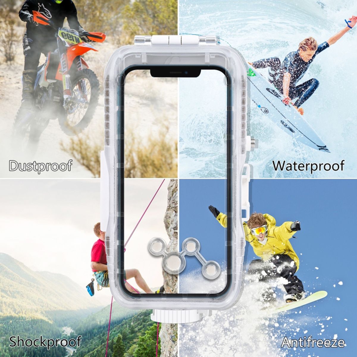 PULUZ 40m/130ft Waterproof Diving Housing Cover C-ase Photo