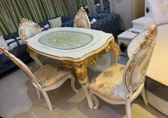 Hosen 4Seater Marble Dinning(Color Options)Lagos,IB,Ogun)