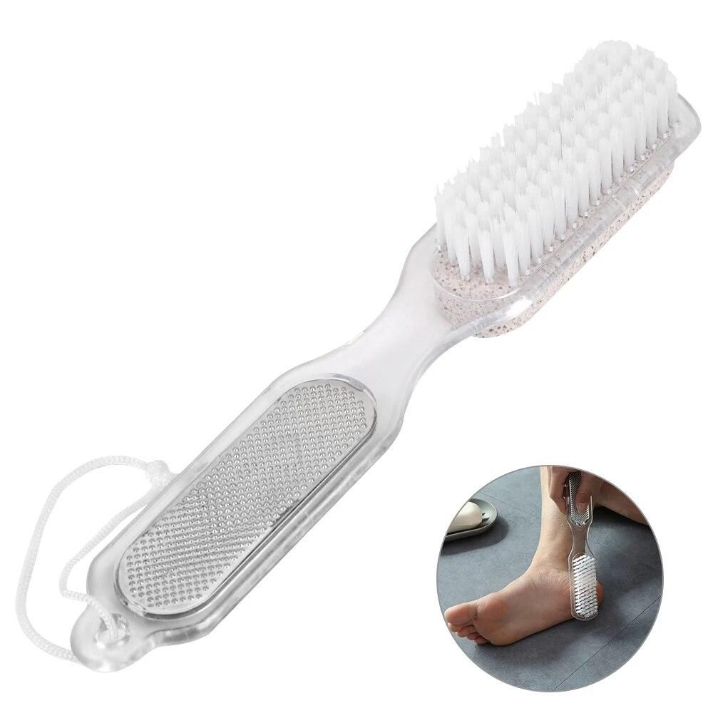 Foot Pumice Stone Dead Skin Remover Brush Multifunction 4 in 1 Bathroom Product Pedicure Grinding Tool