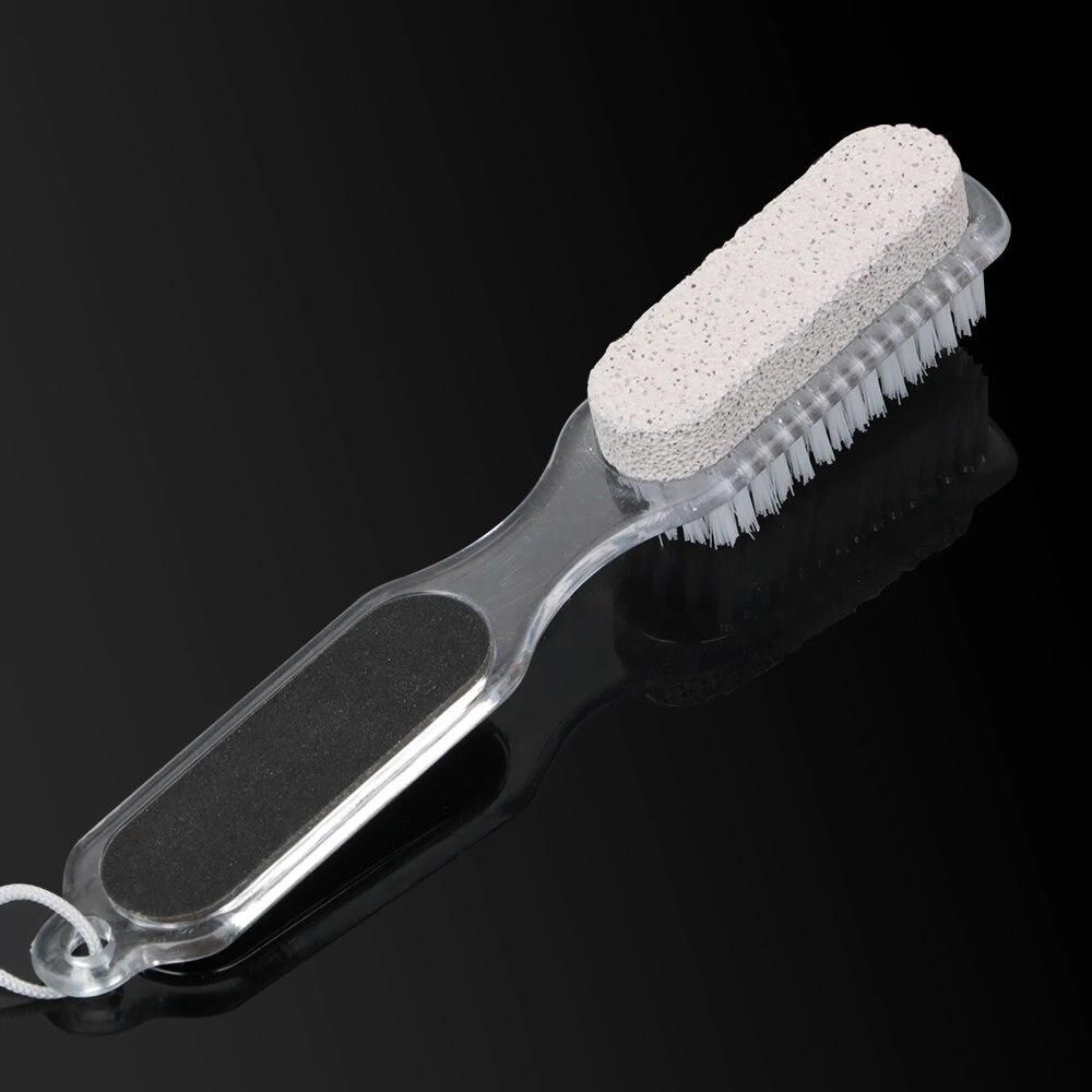 Foot Pumice Stone Dead Skin Remover Brush Multifunction 4 in 1 Bathroom Product Pedicure Grinding Tool