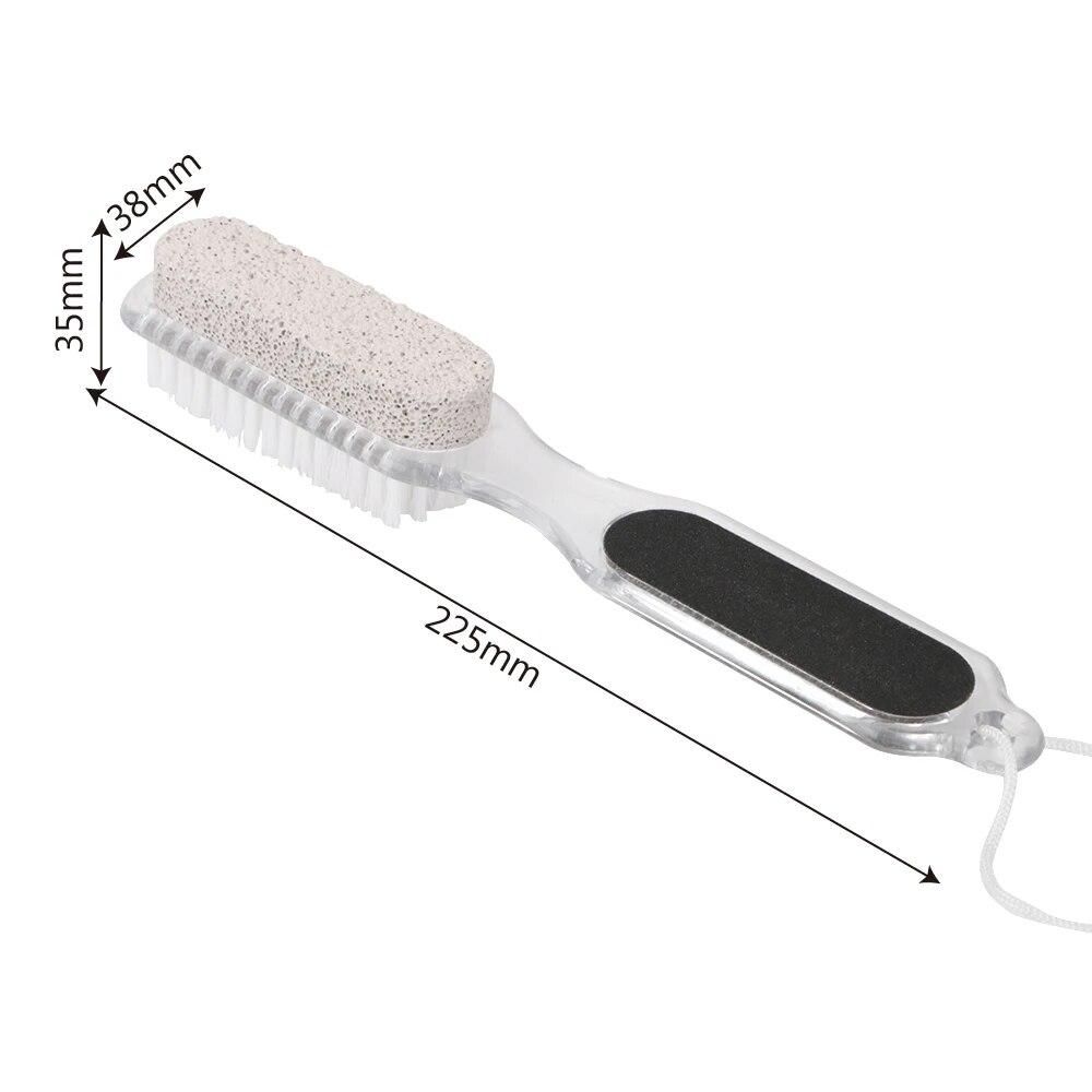 Foot Pumice Stone Dead Skin Remover Brush Multifunction 4 in 1 Bathroom Product Pedicure Grinding Tool