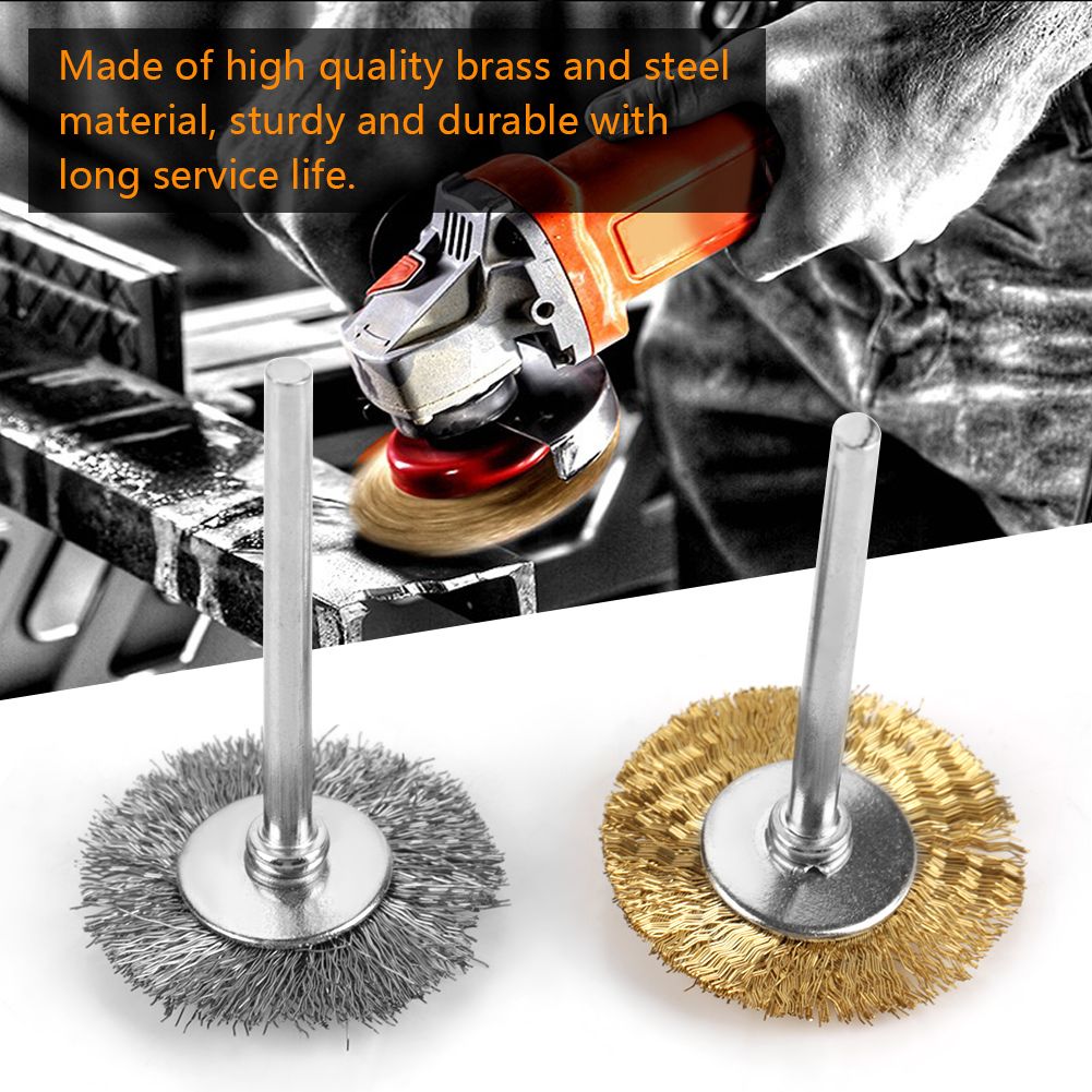 36pcs Br Wire Steel Wire Brush Set Pen Flat Cup Shaped