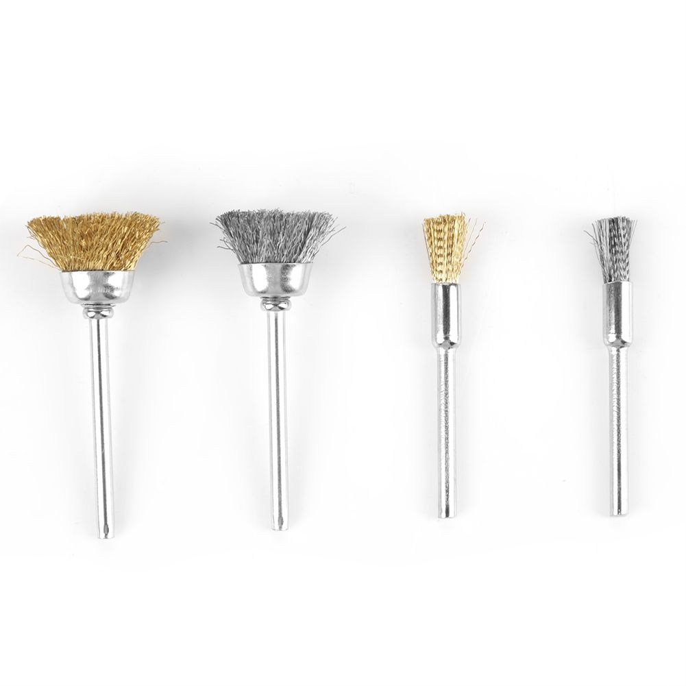 36pcs Br Wire Steel Wire Brush Set Pen Flat Cup Shaped