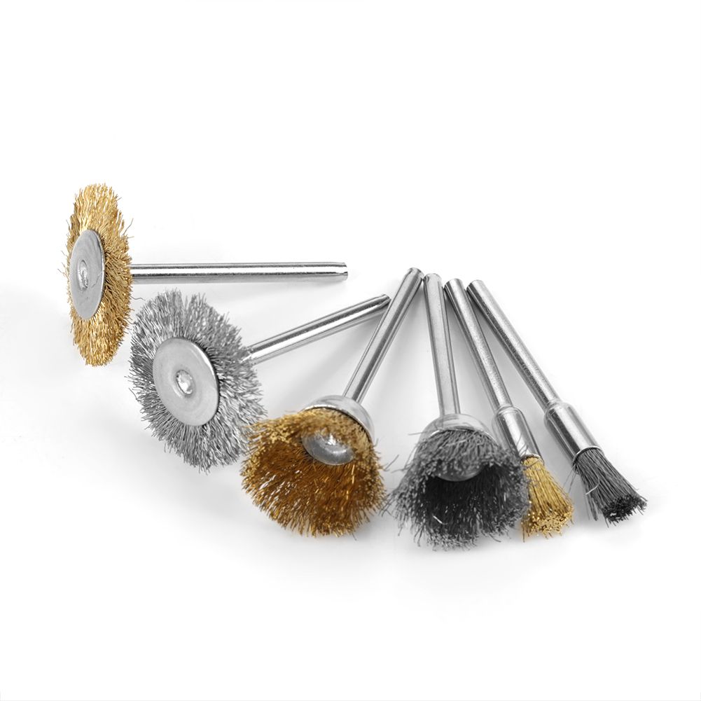 36pcs Br Wire Steel Wire Brush Set Pen Flat Cup Shaped