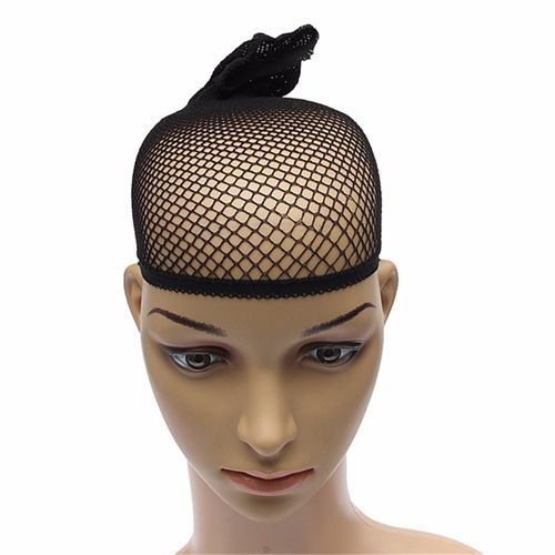 3 Pieces Wig Weaving Stretchable Net Mesh Elastic Snood Cap Hairnet