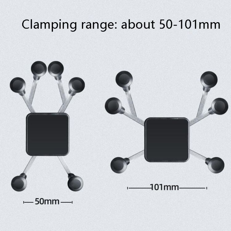Metal Six Claw Cycling Mobile Phone Bracket