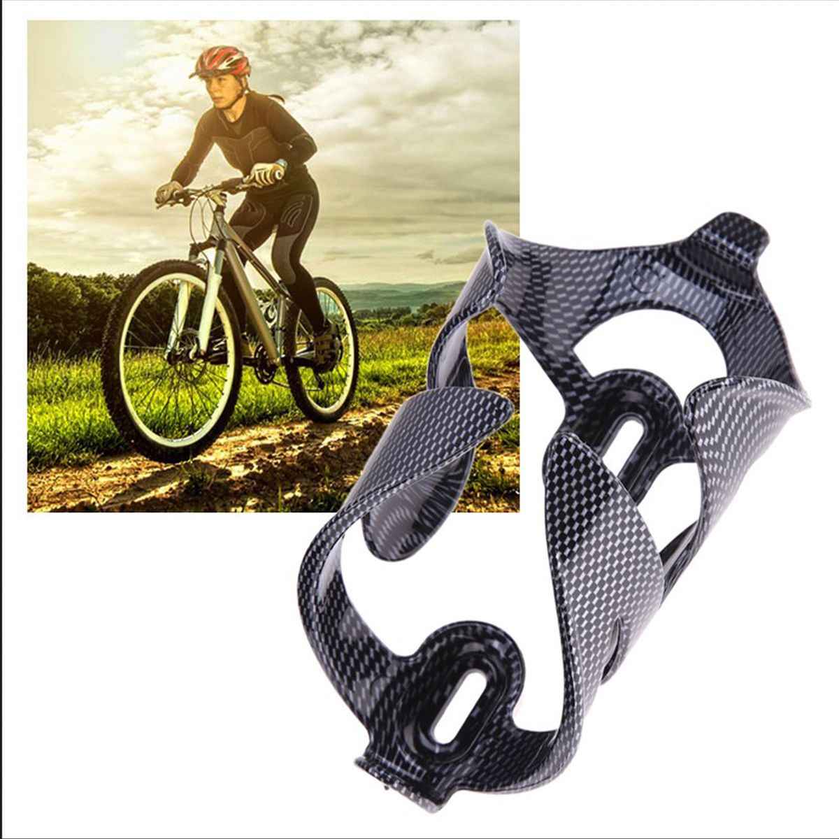High-Strength Road Bike Mountain Bike Carbon Water Bottle Cage