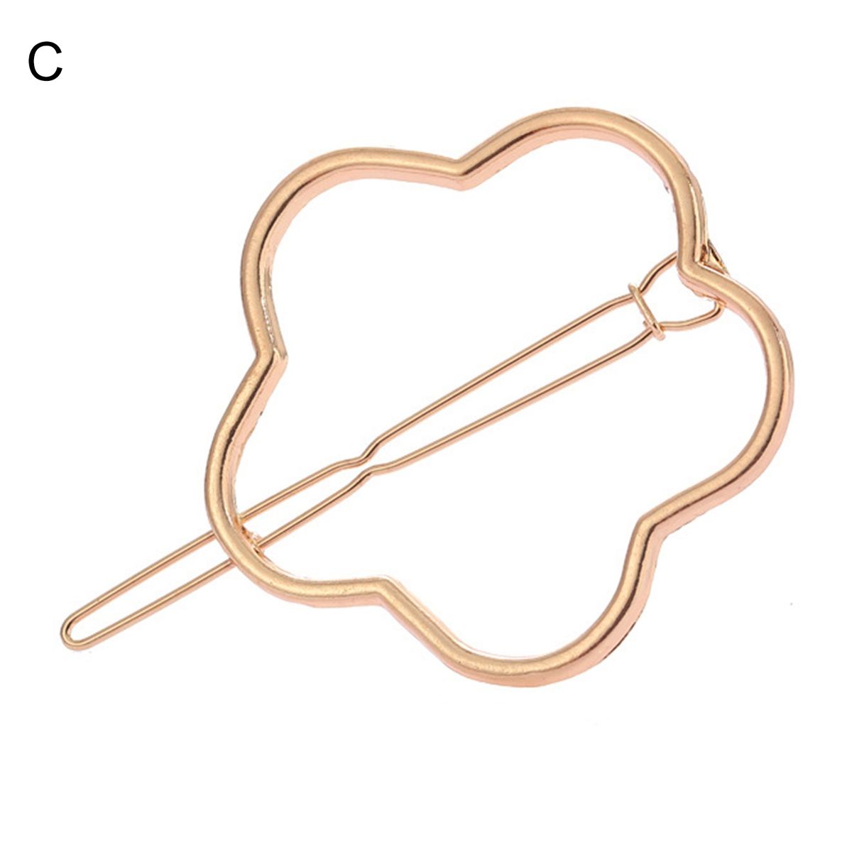 Women Hairpin Star Anti-falling Women Hair Barrette C
