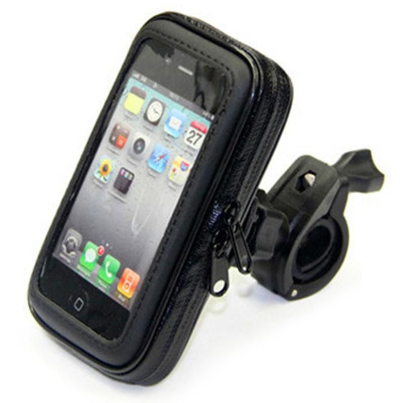 Bicycle Mobile Phone Holder Waterproof Edging Bracket Bicycle Mobile Phone Bag Mobile Phone Bag Storage Bag Dual-Purpose Single Twist Fixture L