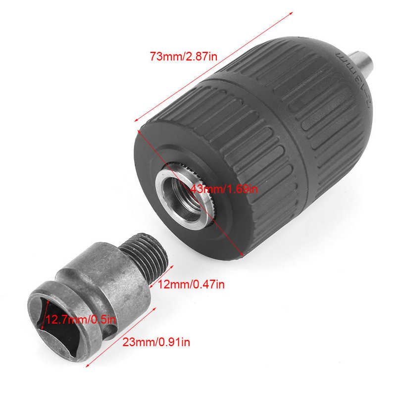 2-13mm Keyless Drill Chuck 1/2inch 20unf With Drill Chucks