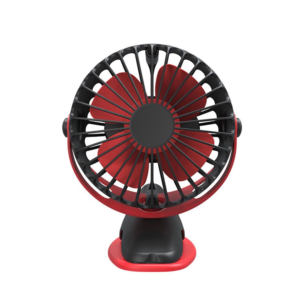 Portable USB Rechargeable 360 Degree Rotating-Black Red