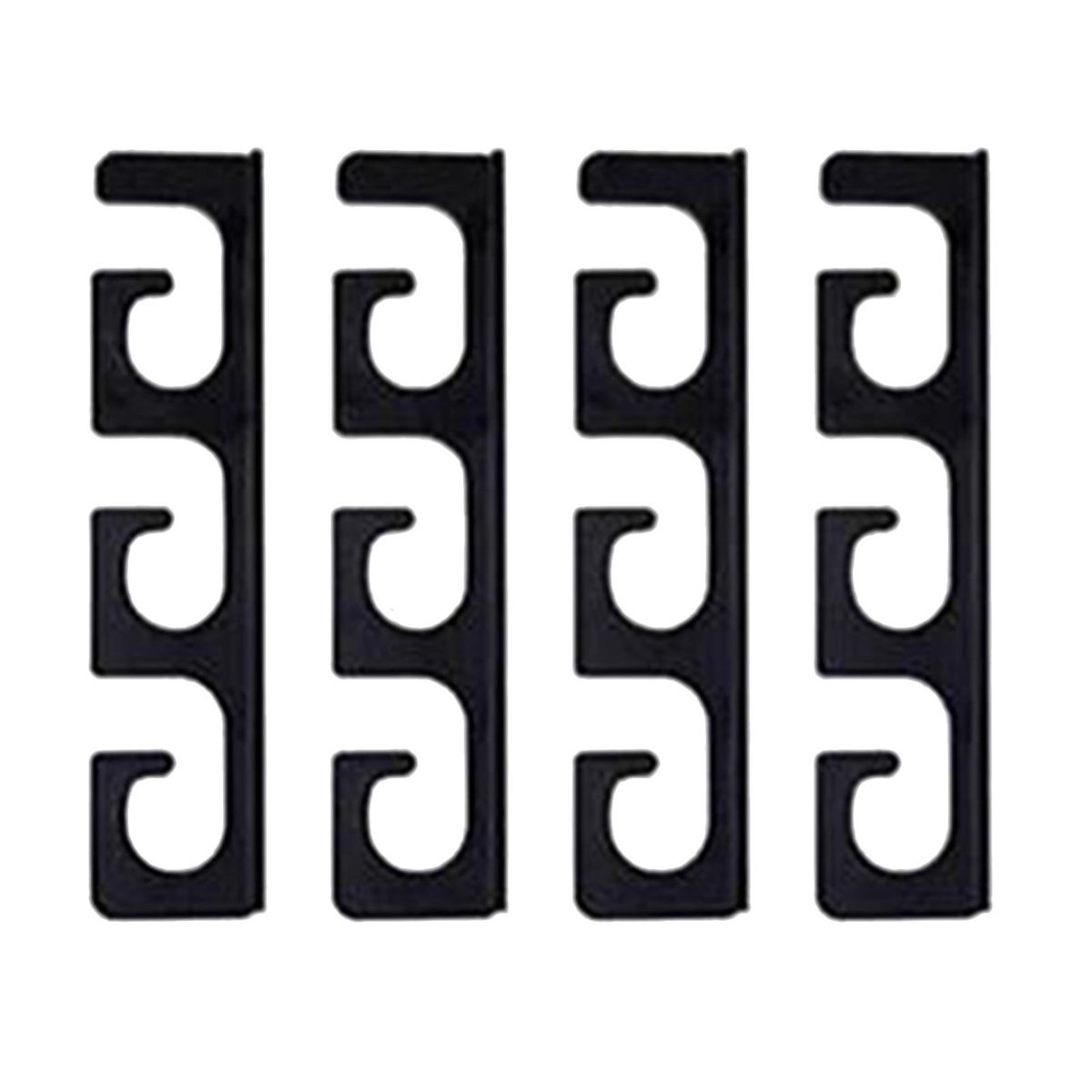 4Pcs Fishing Rod Stand High Strength Fishing Rod Stand Black