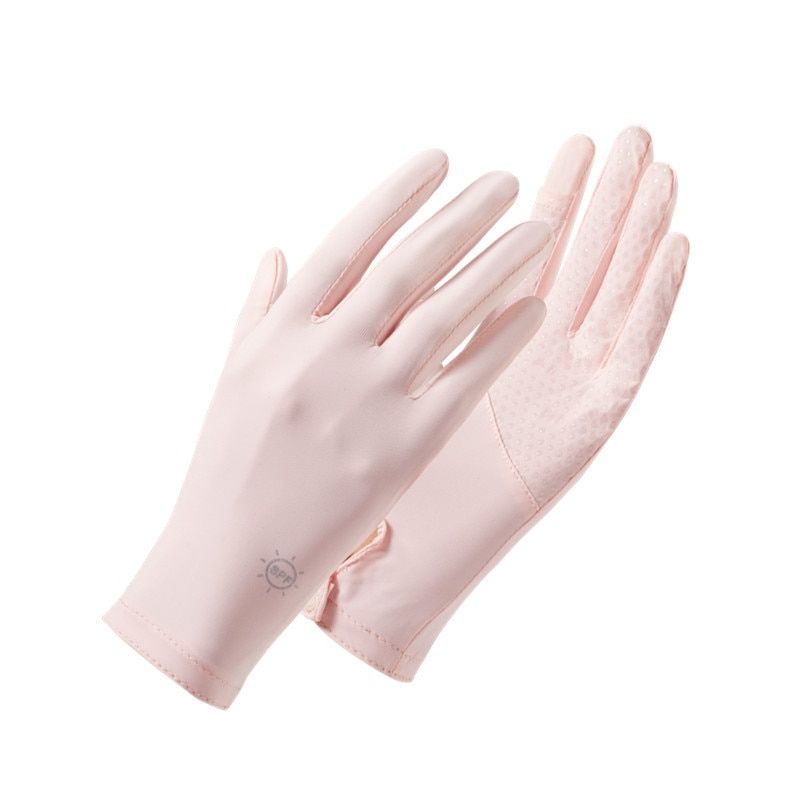 Summer Gloves Sunscreen Ladies Fishing Outdoor Driving Cycling Fitness Touch Screen Cool Flip Quick Dry Breathable-wrist Buckle 07