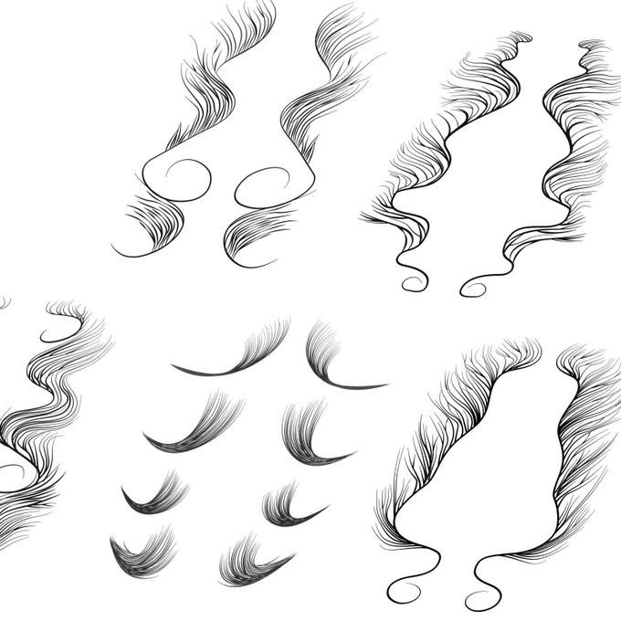 Baby Hair Edge Tattoo Stickers For Women Girls Fashion F 5 Pieces