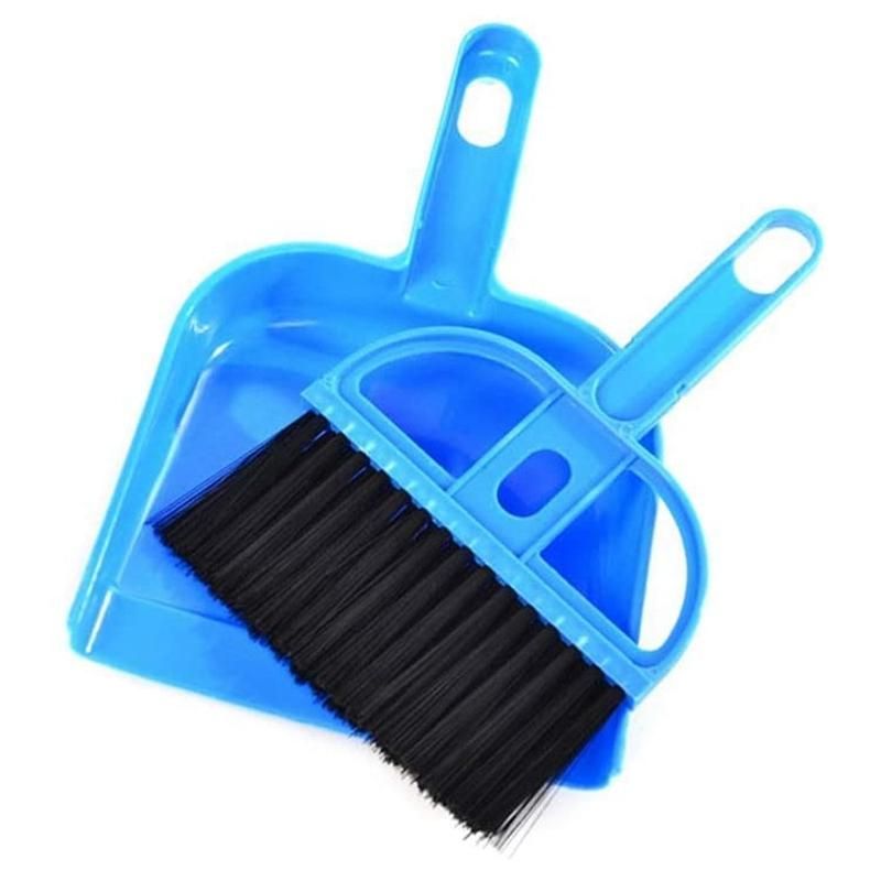 Mini Dust Pan and Brush Set for Guinea Pig Toys, Hamster
