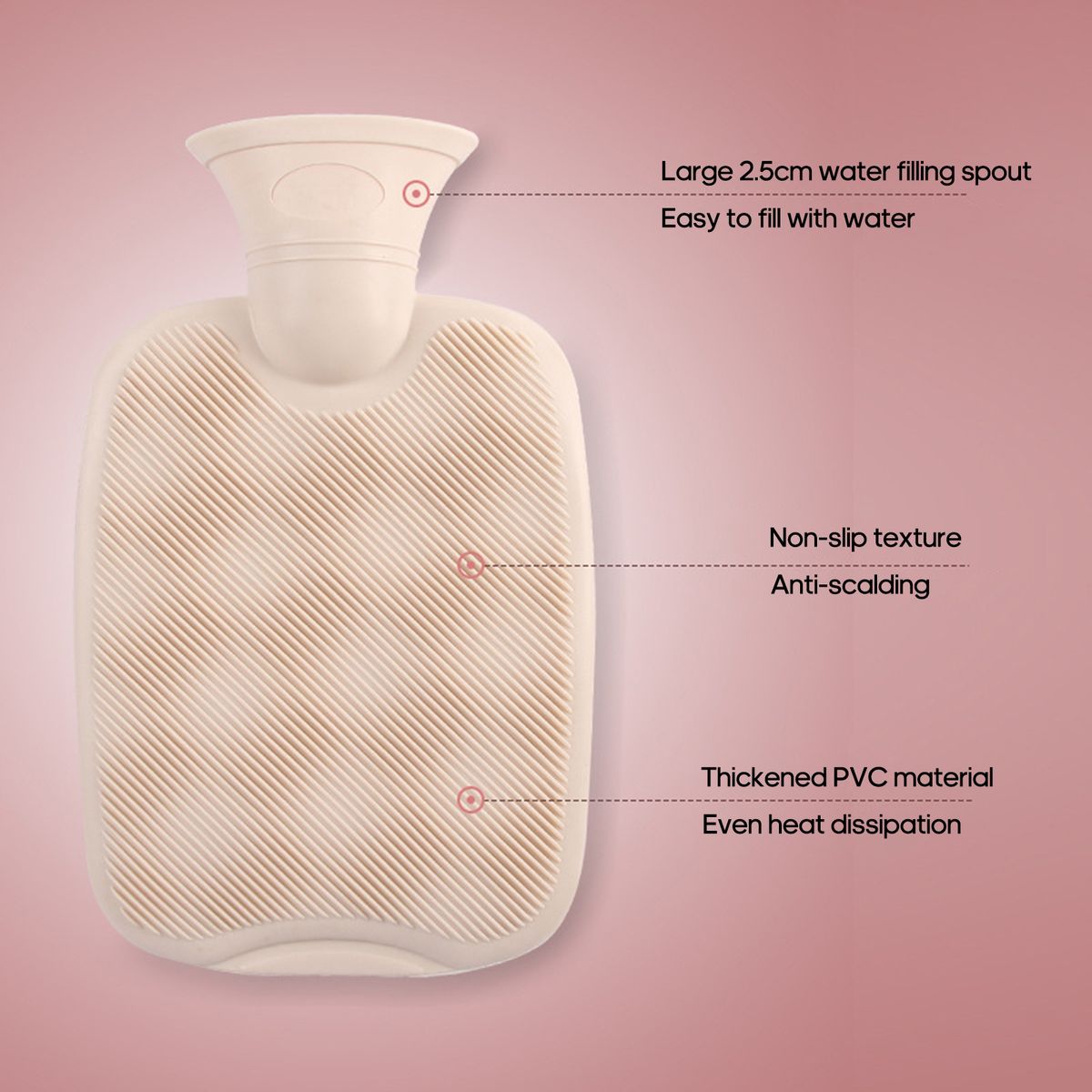 Winter Silicone Hot-Water Bag Lovely Hand Warmer