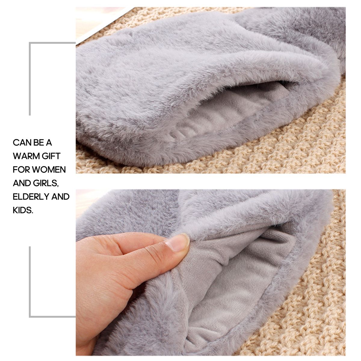 Winter Silicone Hot-Water Bag Lovely Hand Warmer