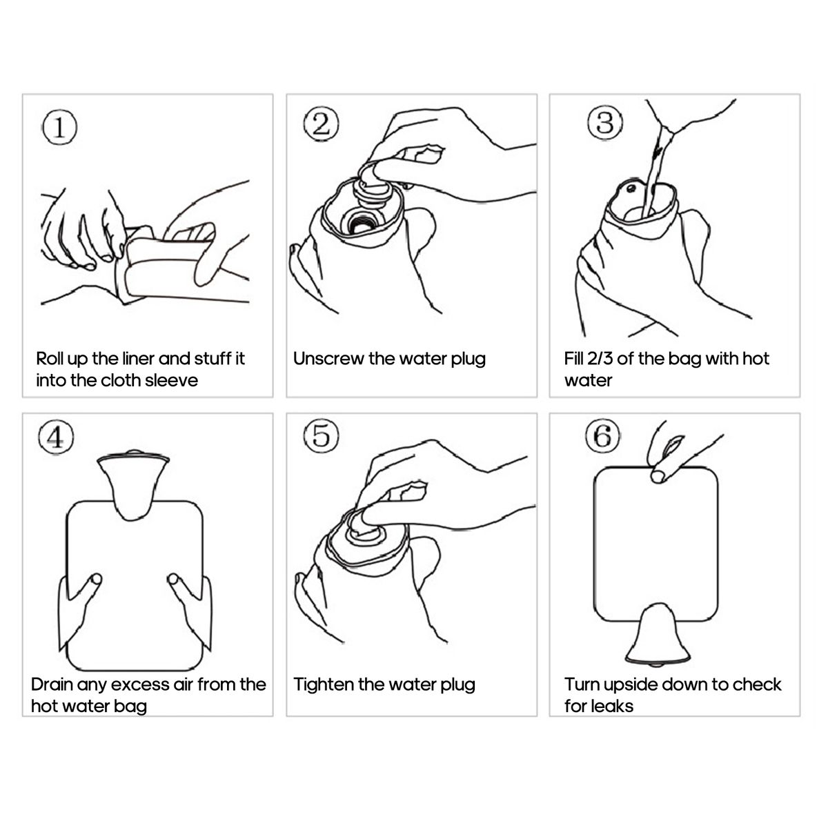 Winter Silicone Hot-Water Bag Lovely Hand Warmer