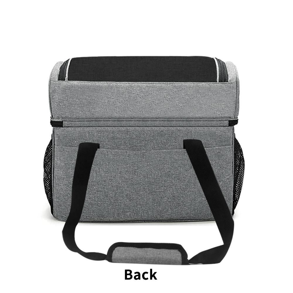Bowling Bag for 2 Balls Portable Bowling Tote Bag with Padded Ball Holder for Double Ball and Pair of Bowling Shoes up to Mens 16