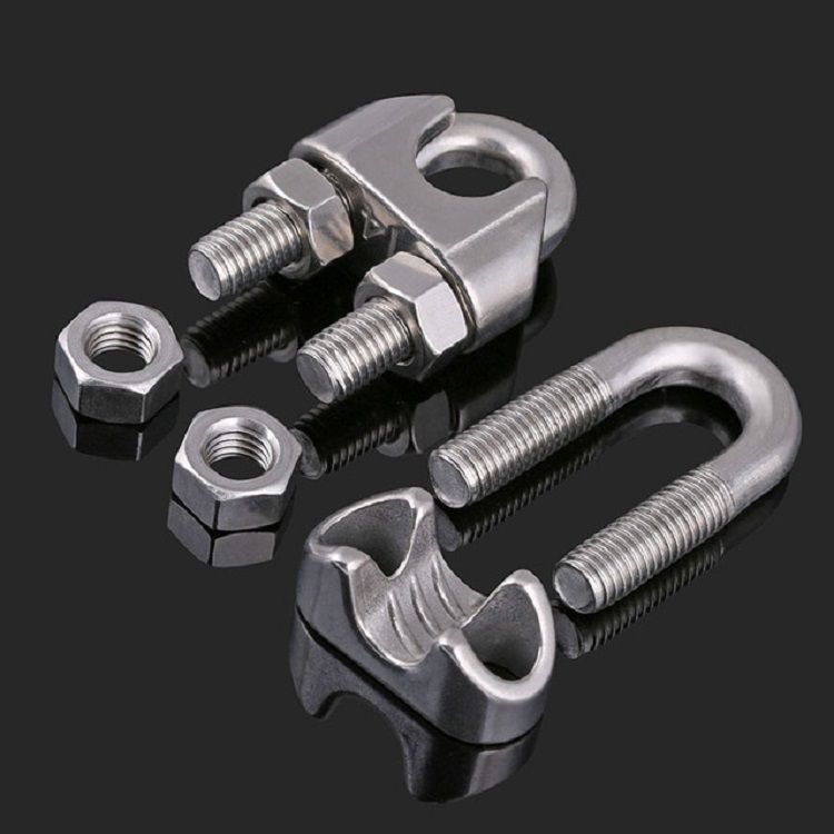2PCS Stainless Steel Clip U-shaped Card Head：M3