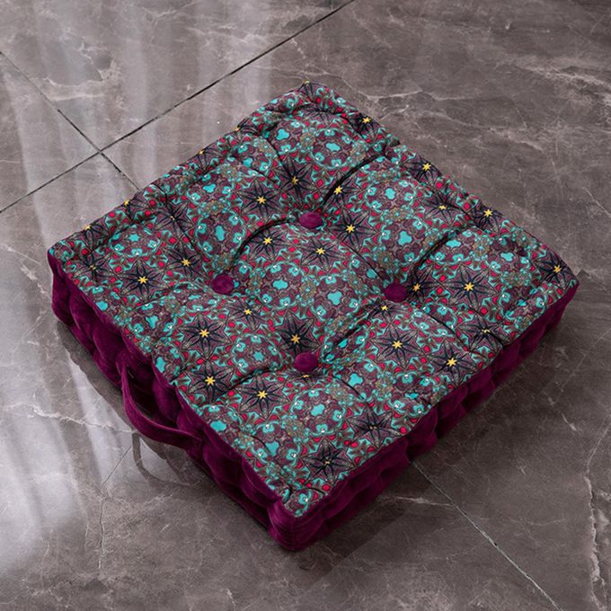 Soft Seat Cushion Square Meditation Pillow Floor Cushion For Night Sky