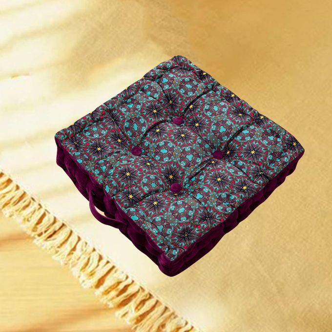 Soft Seat Cushion Square Meditation Pillow Floor Cushion For Night Sky