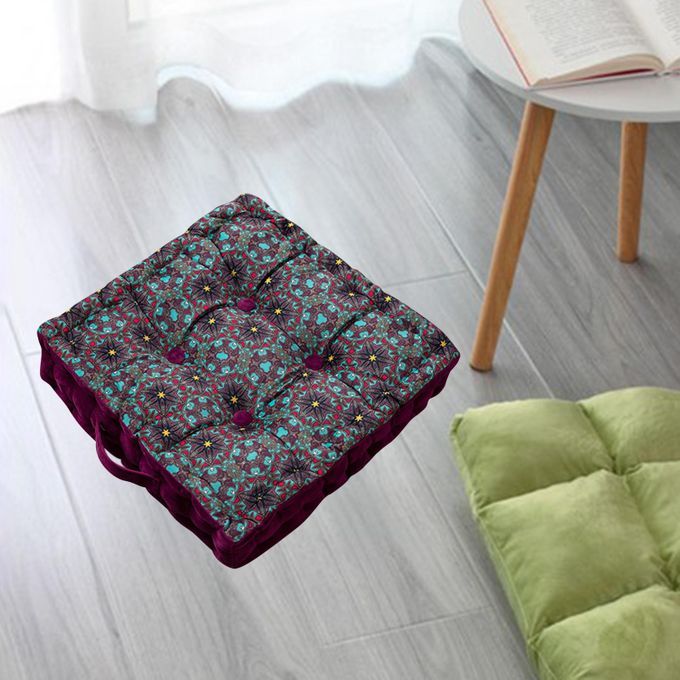 Soft Seat Cushion Square Meditation Pillow Floor Cushion For Night Sky