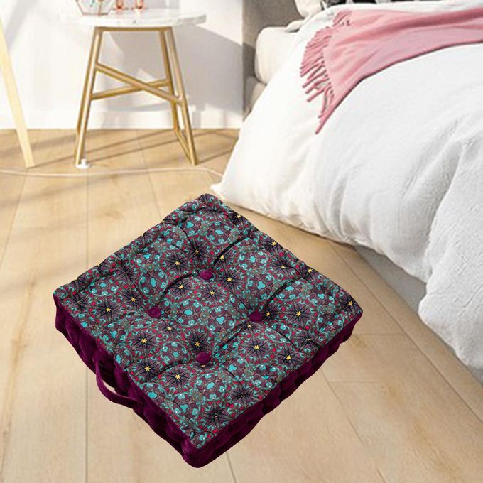 Soft Seat Cushion Square Meditation Pillow Floor Cushion For Night Sky