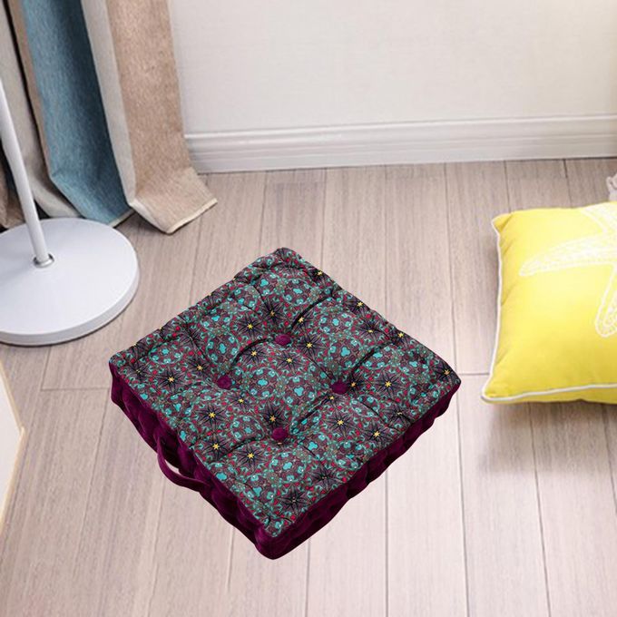 Soft Seat Cushion Square Meditation Pillow Floor Cushion For Night Sky