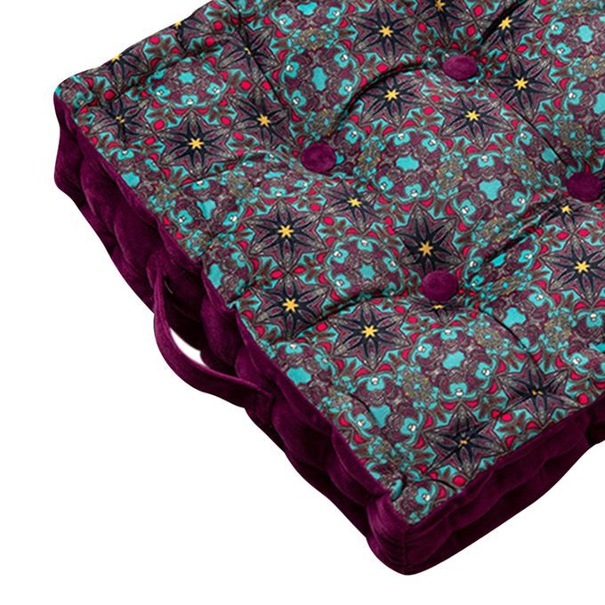 Soft Seat Cushion Square Meditation Pillow Floor Cushion For Night Sky
