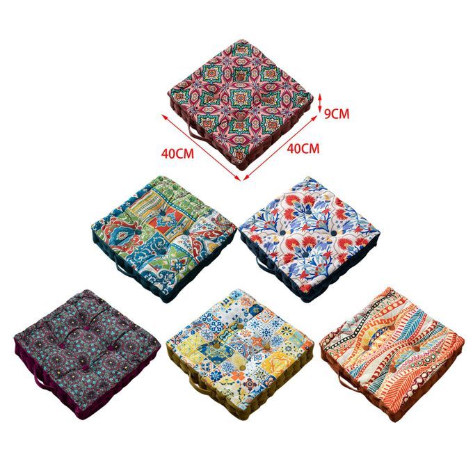 Soft Seat Cushion Square Meditation Pillow Floor Cushion For Night Sky