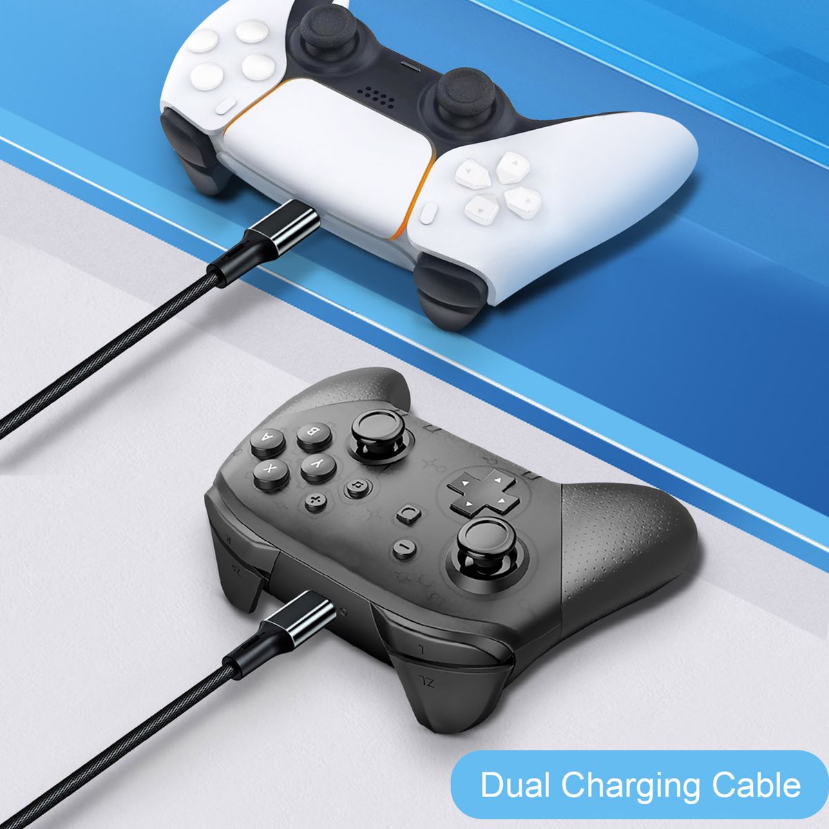 2 In 1 Charge Cable Aluminum Alloy Shell Quick Safe Charge