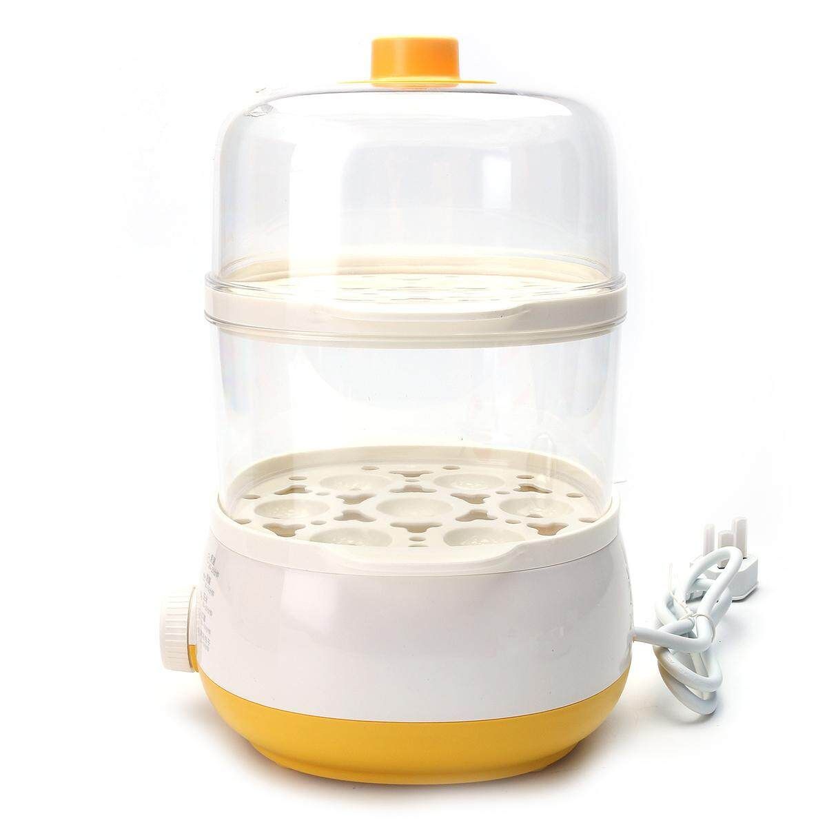 Multifunction Electric 14 Egg Boiler Poacher Steamer Timing Cooking Machine 220V