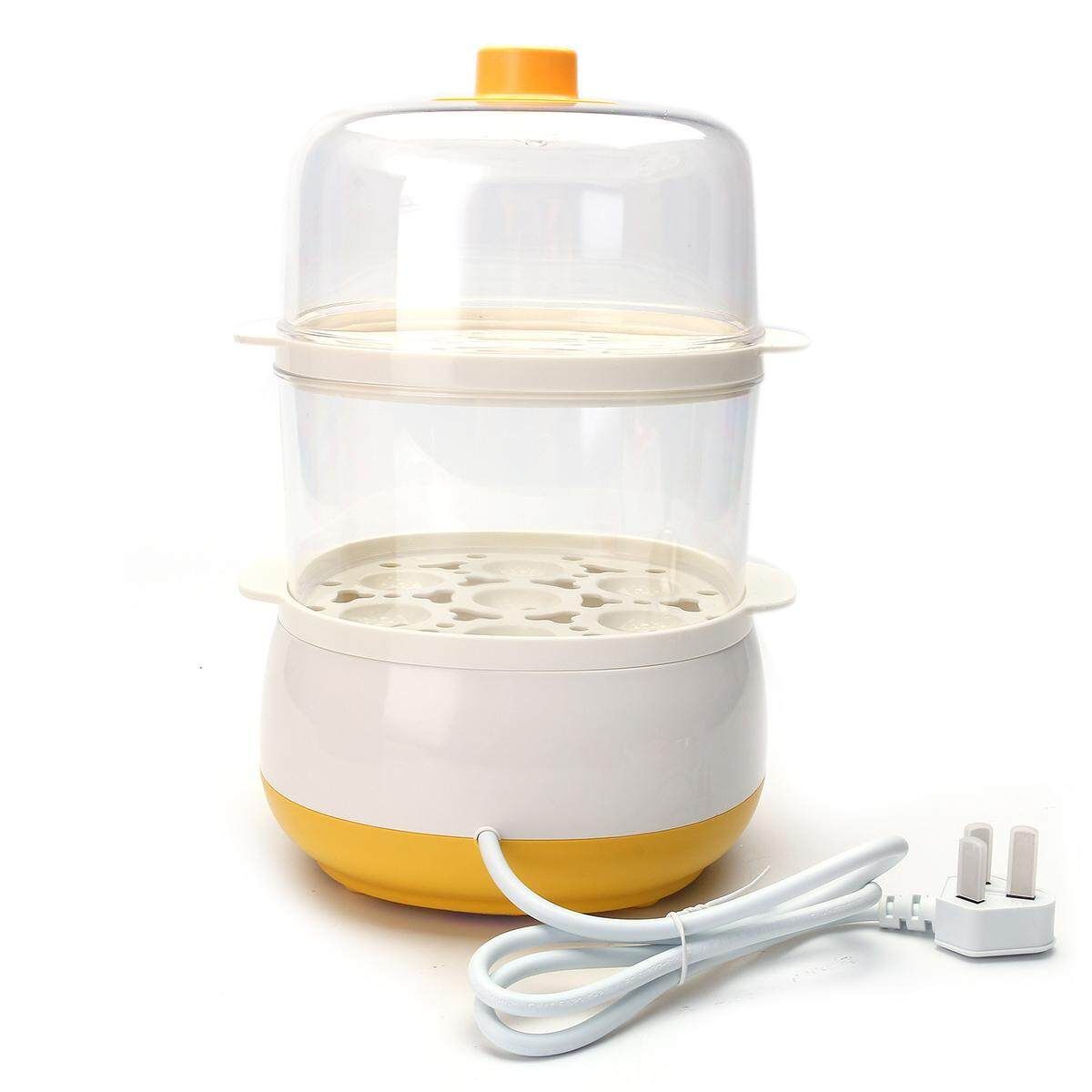 Multifunction Electric 14 Egg Boiler Poacher Steamer Timing Cooking Machine 220V