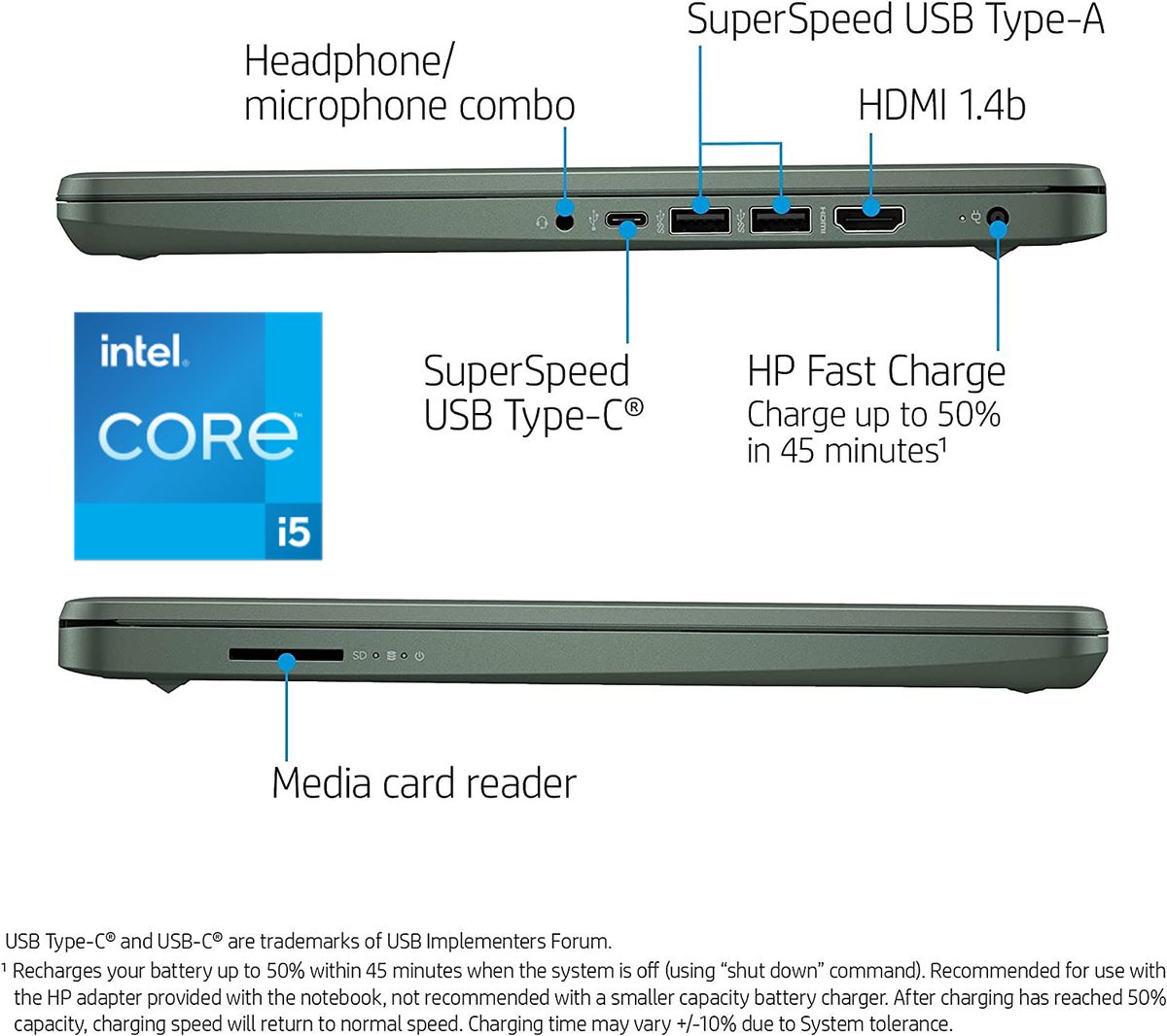 14 11th Gen Intel Core I5 8GB RAM/256GB SSD Win 11