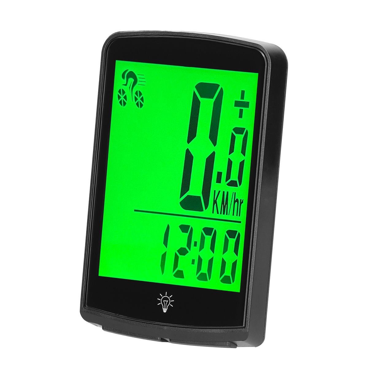 Wireless Bike Computer 3.3 Inch LED Digital Bicycle