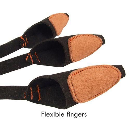 Outdoor Archery Recurve Bow 3 Fingers Protection Glove