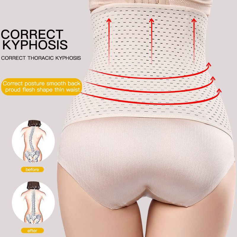 Body Shaper Waist Trainer Girdle Corset With 4 Steel Bones