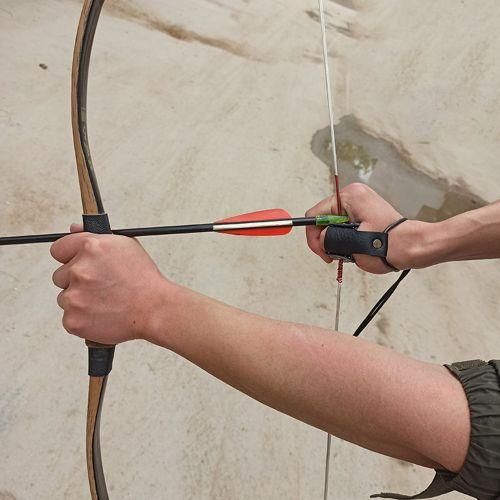 Archery Thumb Ring Finger Guard For Hunting Target Recurve