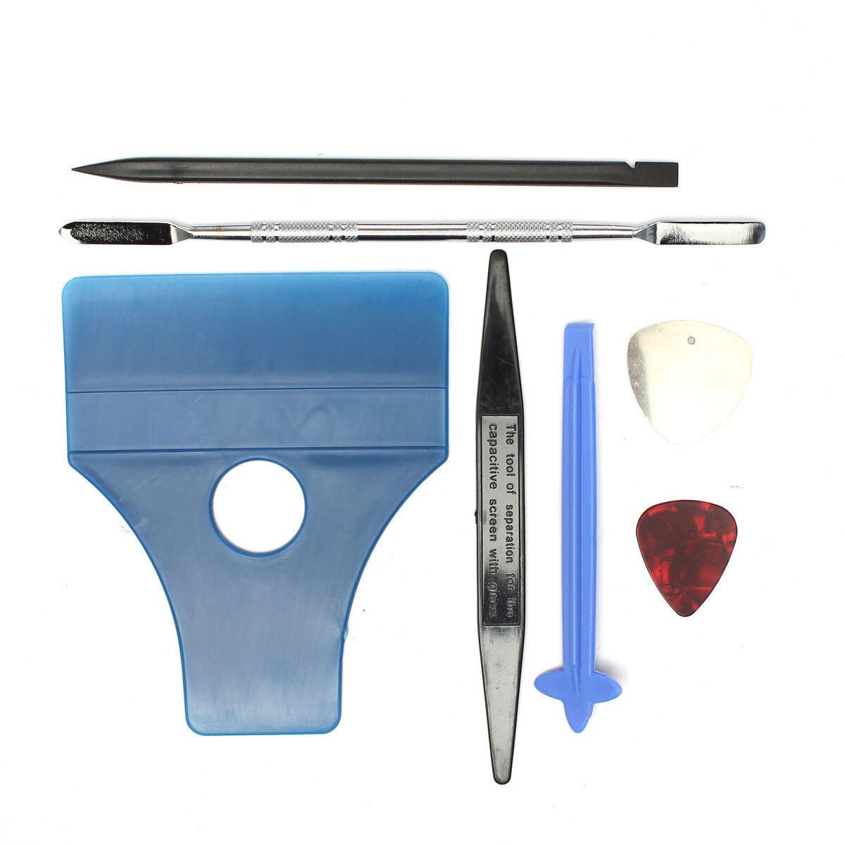 NEW 7pcs Plastic Pry Tools Metal Spudger Opener For Tablet Cell Phone Repair