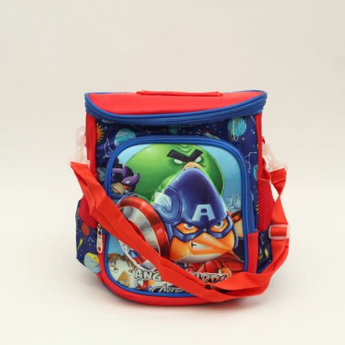 Double Carrier Kids Insulated Lunch Bag- Angry Bird - 30cmX17cmX41cm