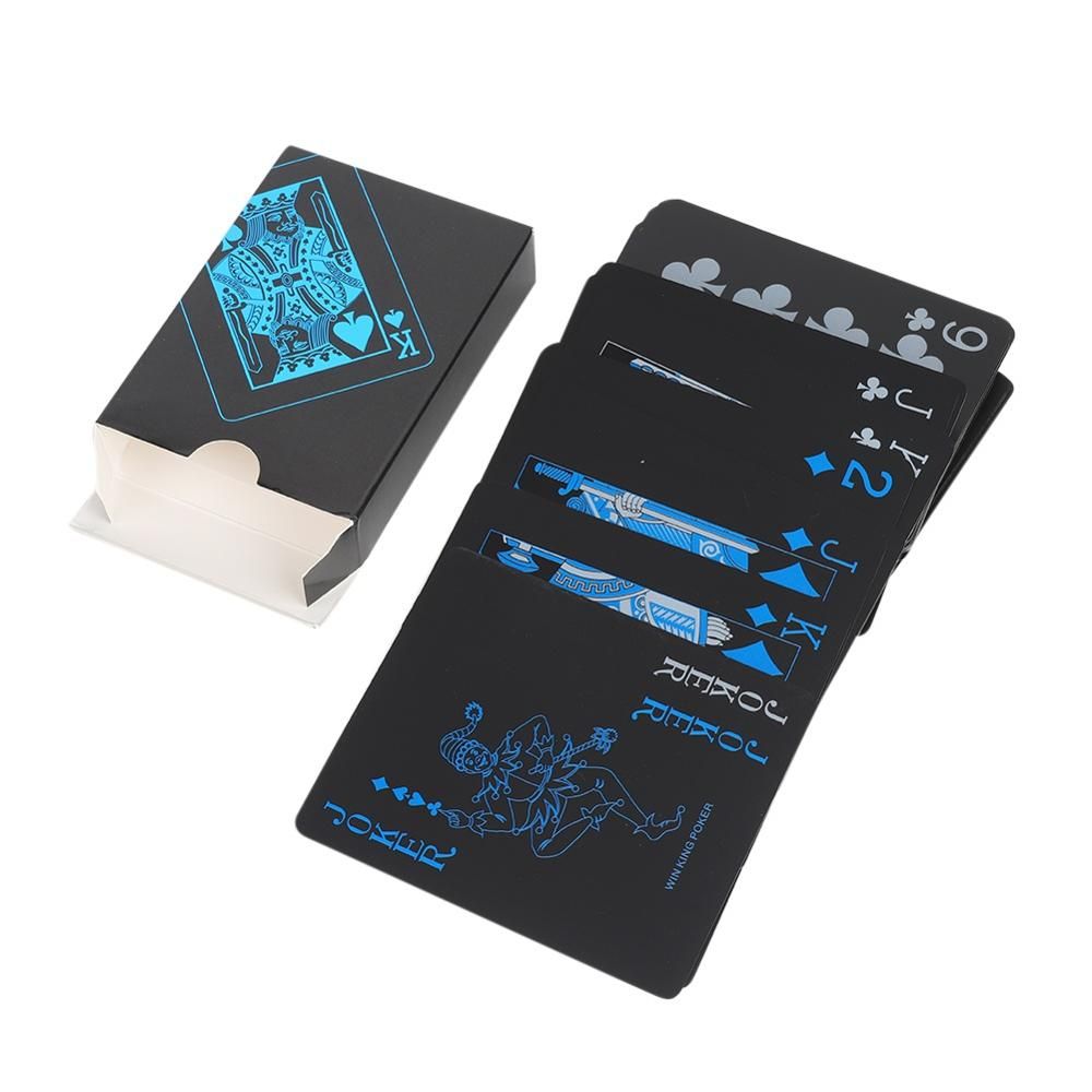 Creative Luxury Black Plastic Poker Pvc Waterproof Cool 522