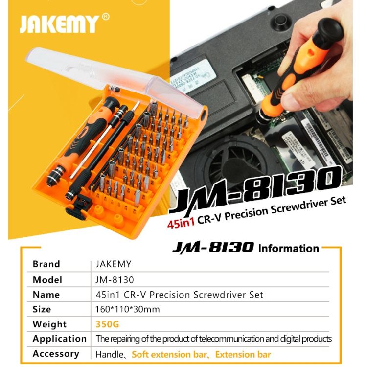 45 In 1 Interchangeable Precision Screwdriver Set