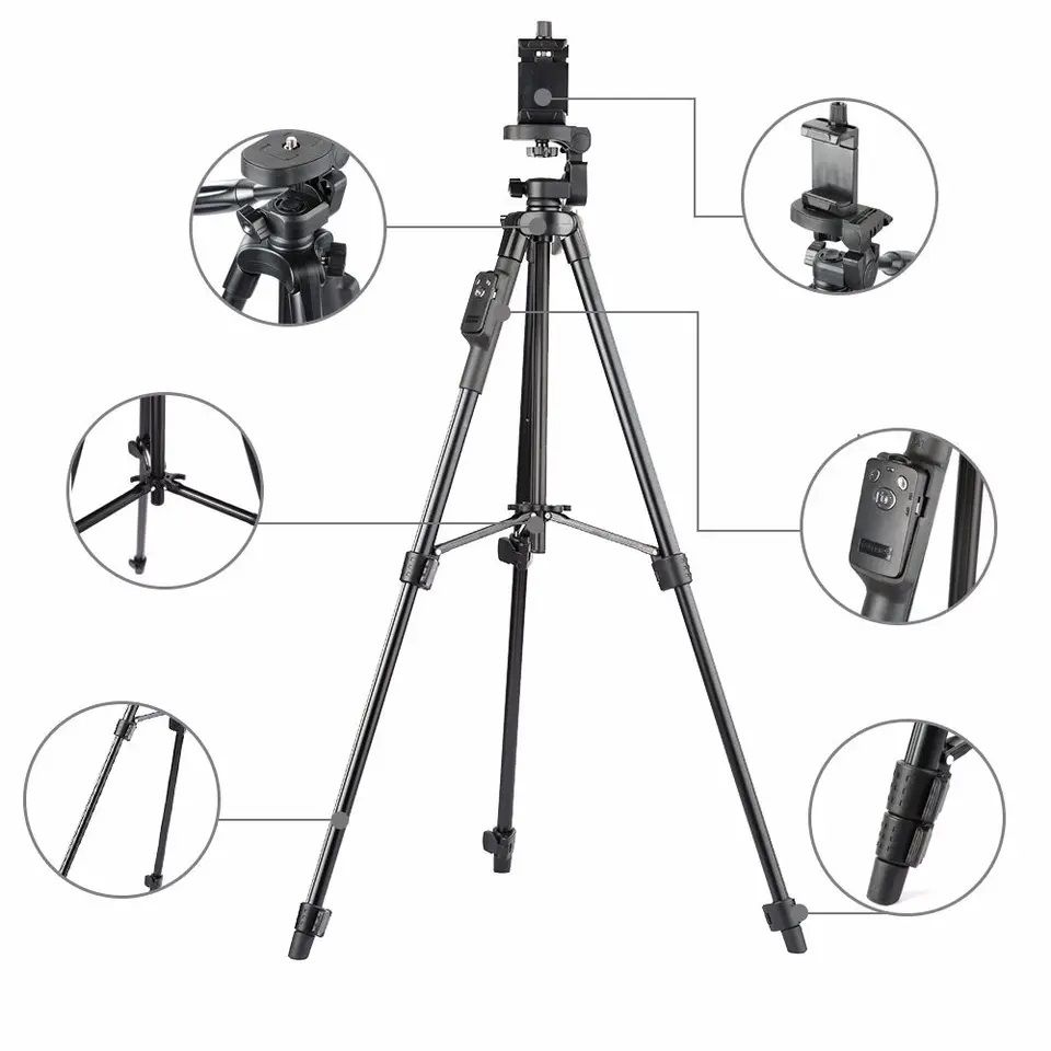 TTX-6218 Camera Stand With Bluetooth Remote Shutter