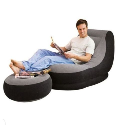 Inflatable Ultra Lounge Chair With Ottoman