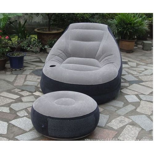 Inflatable Ultra Lounge Chair With Ottoman